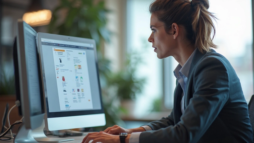 E-Commerce-Plattform-Interface mit Produktkatalog und Bestellverwaltung