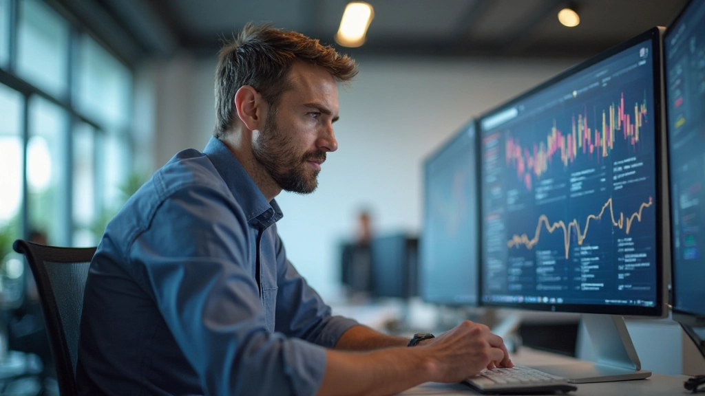 E-Commerce Unternehmer analysiert Herausforderungen und Chancen beim Geschäftswachstum