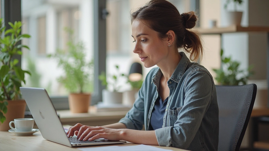 E-Commerce-Unternehmer konfiguriert Shop-Plattform und Produktkatalog