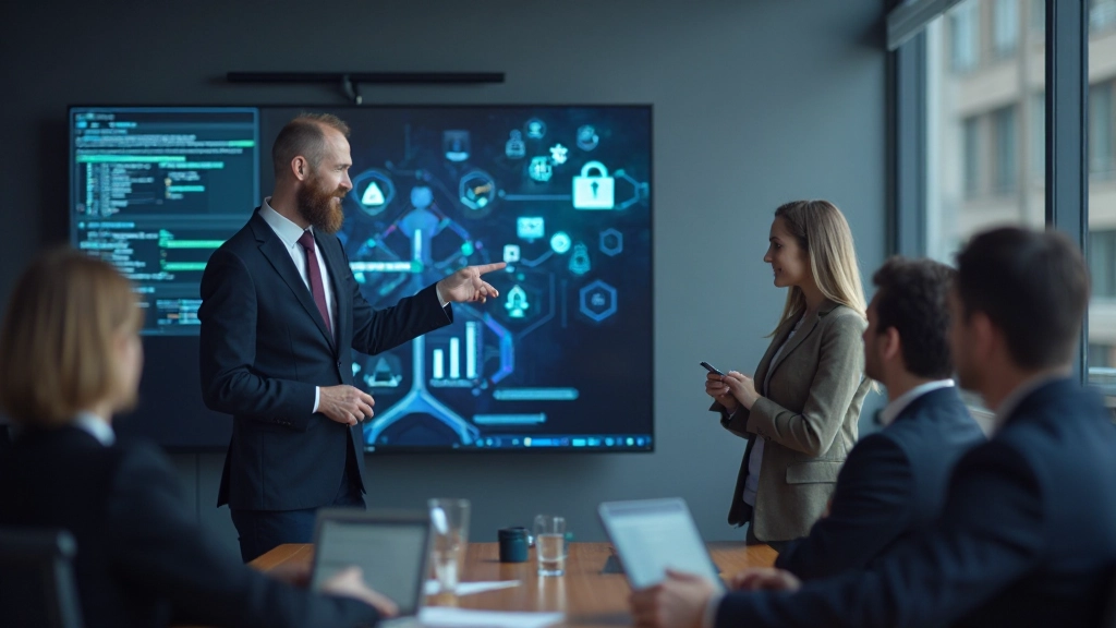 Visualisierung eines Cyber-Angriffs mit roten Warnsymbolen und Netzwerkangriffsmustern auf dunklem technischem Hintergrund