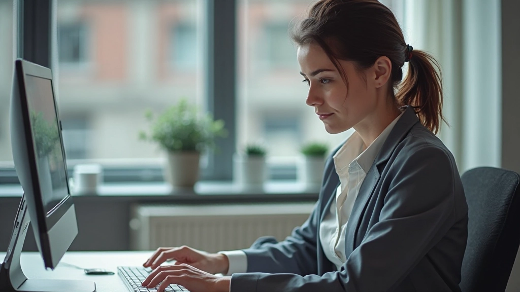 Shop-Manager konfiguriert E-Commerce-Plattform-Einstellungen am Computer