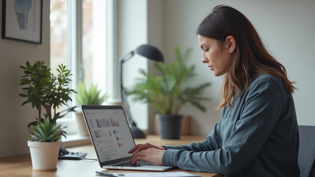 Entrepreneur richtet professionellen Online-Shop ein